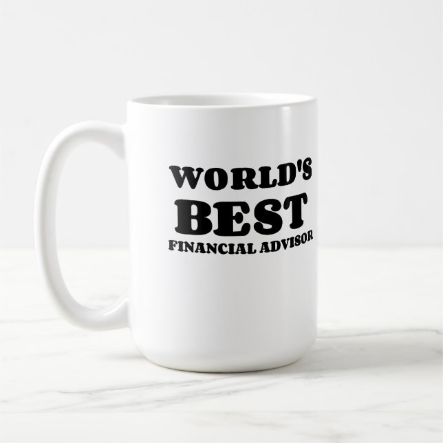 CANECA DE CAFÉ O MELHOR CONSELHEIRO FINANCEIRO DO MUNDO (Esquerda)
