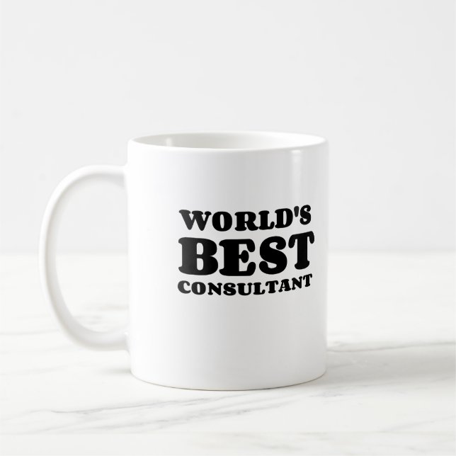CANECA DE CAFÉ O MELHOR CONSULTOR DO MUNDO (Esquerda)