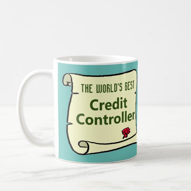 Caneca De Café O melhor controlador de crédito do mundo. (Esquerda)