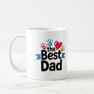 Caneca De Café O melhor design de texto para Pai