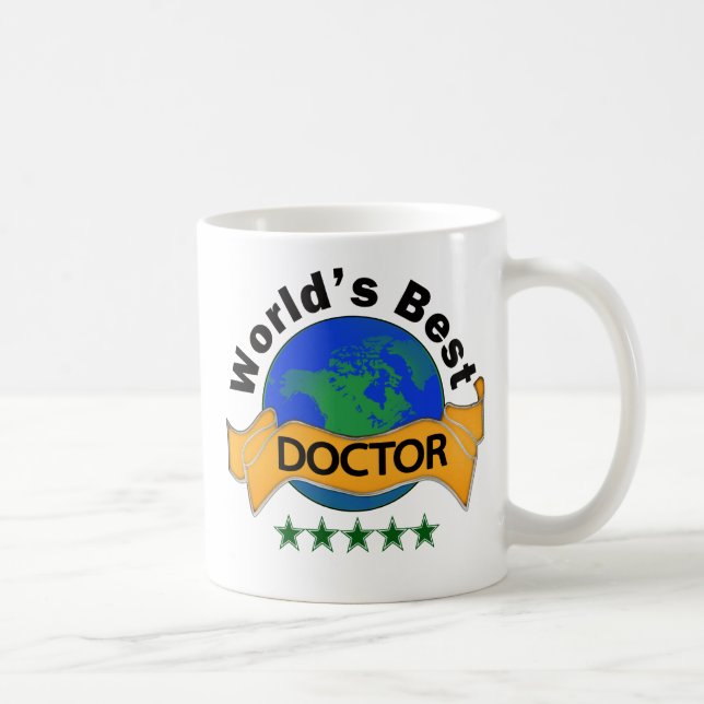 Caneca De Café O melhor doutor do Wold (Direita)