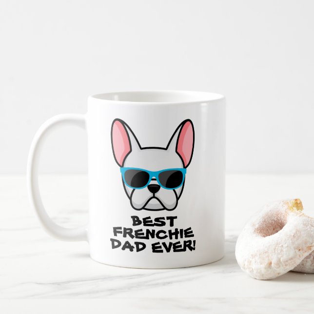 Caneca De Café O melhor francês Dia de os pais francês francês fr (Com Donut)