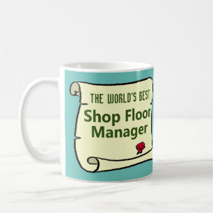 Caneca De Café O melhor gerente de chão Compro do mundo.