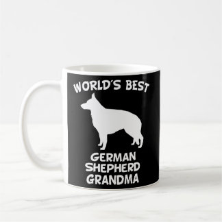 Caneca De Café O Melhor German shepherd Que A Avó Proprietária Do