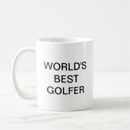 Caneca De Café O melhor golfista do mundo