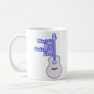 Caneca De Café O melhor guitarrista do mundo.