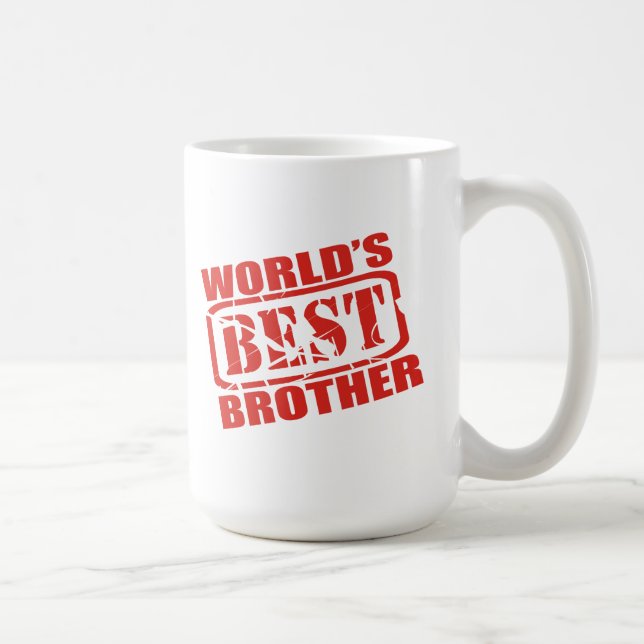 Caneca De Café O melhor irmão do mundo (Direita)
