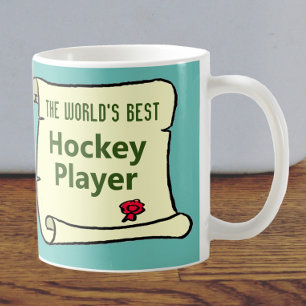 Caneca De Café O melhor jogador de hóquei do mundo.