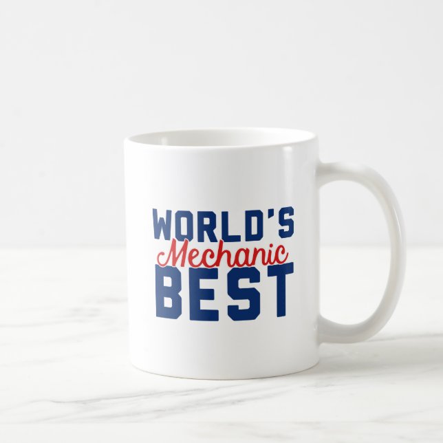 Caneca De Café O melhor mecânico do mundo (Direita)