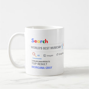 Caneca De Café O MELHOR MÚSICO MÚSICO Novelty GAG - Resultado PRI