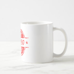 Caneca De Café O melhor namorado sempre vermelho