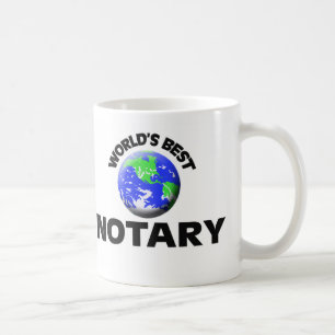 Caneca De Café O melhor notário do mundo