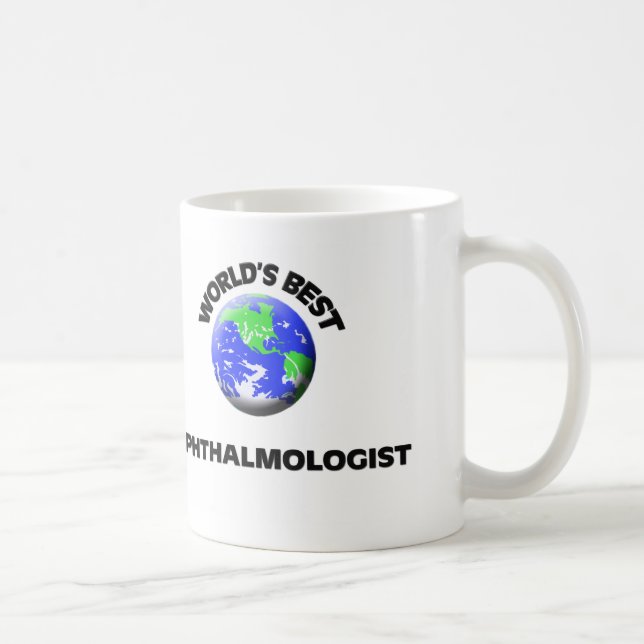 Caneca De Café O melhor oftalmologista do mundo (Direita)