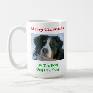 Caneca De Café O melhor Pai de cachorro de Natal já fez uma foto