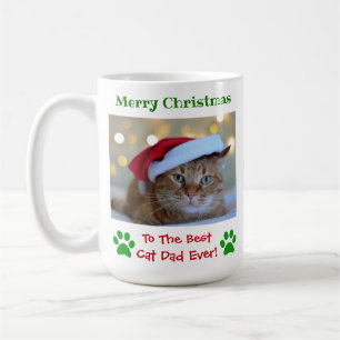 Caneca De Café O Melhor Pai De Gato De Natal Já Fez Foto