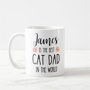 Caneca De Café O melhor Pai de Gato do Mundo   Personalizado  