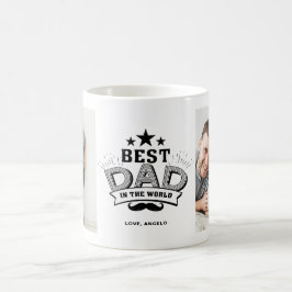 Caneca De Café O melhor Pai do mundo - Duas imagens coletadas