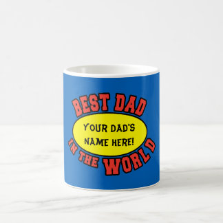 Caneca De Café O melhor Pai do mundo personaliza o Dia de os pais