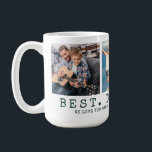 Caneca De Café O MELHOR PAI Moderno NUNCA 3 Fotos Personalizadas<br><div class="desc">Pai MELHOR Moderno EVER 3 Fotos Personalizadas, Verde ou Coffee Personalizado. Crie uma caneca de café personalizada e personalizada para um pai com 3 imagens, seu título personalizado e/ou mensagem na sua escolha de estilos de fonte e cores. A amostra é apresentada com o título BEST. PAI. EVER. em tipografia...</div>
