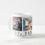 Caneca De Café O MELHOR PAI NUNCA 3 Fotos Personalizadas<br><div class="desc">Pai MELHOR ATUAL 3 Fotos Personalizadas Mug de Café. Crie uma caneca de café personalizada e personalizada para um pai com 3 fotos, seu título e/ou mensagem personalizados na sua escolha de estilos de fonte e cores e cor de fundo. A amostra é apresentada com o título BEST. PAI. SEMPRE...</div>