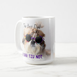 Caneca De Café O melhor pai Shih Tzu não é uma foto engraçada e e