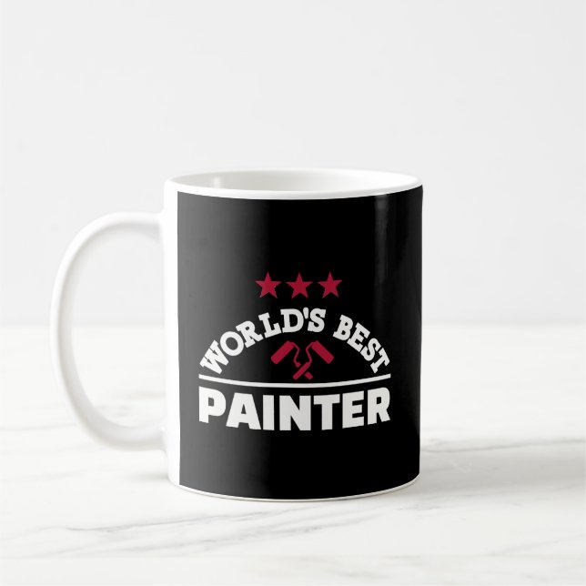 Caneca De Café O Melhor Pintor Do Mundo (Esquerda)