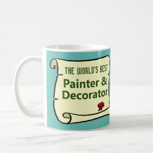 Caneca De Café O Melhor Pintor e Decorador do Mundo.
