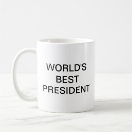 Caneca De Café O melhor presidente do mundo, Coffee Mug