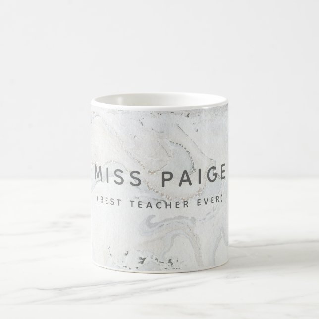 CANECA DE CAFÉ (O MELHOR PROFESSOR NUNCA) MÁRMORE (Centro)