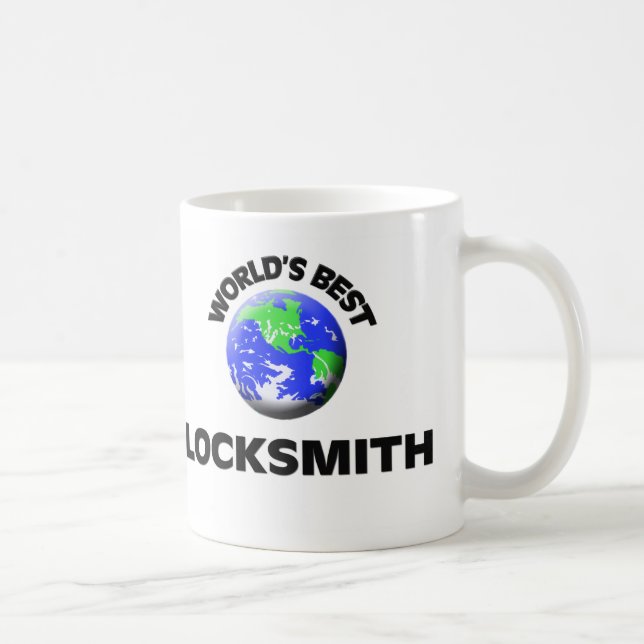 Caneca De Café O melhor serralheiro do mundo (Direita)