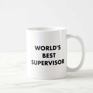 Caneca De Café O melhor supervisor dos mundos