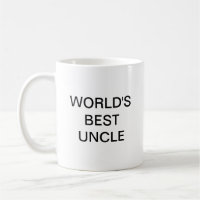 O melhor tio do mundo Coffee Mug