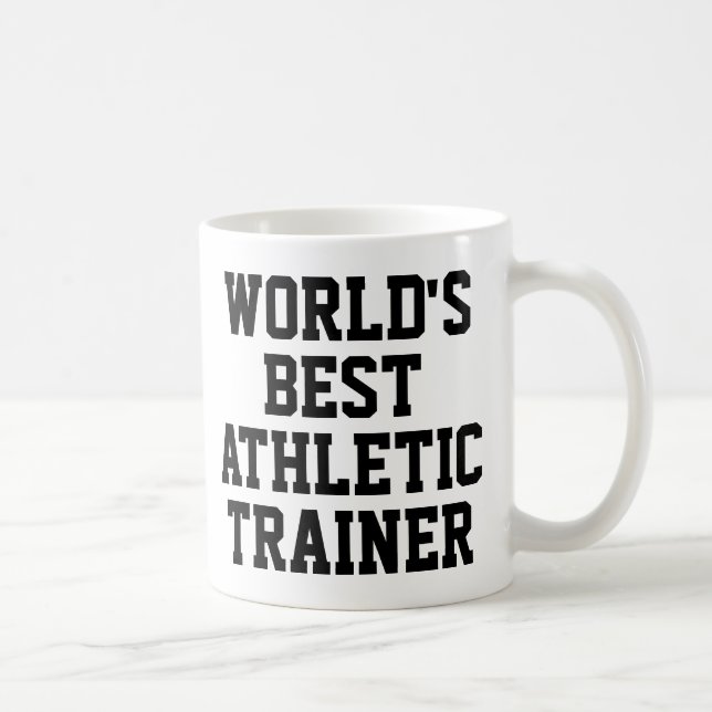 Caneca De Café O melhor treinador atlético do mundo (Direita)