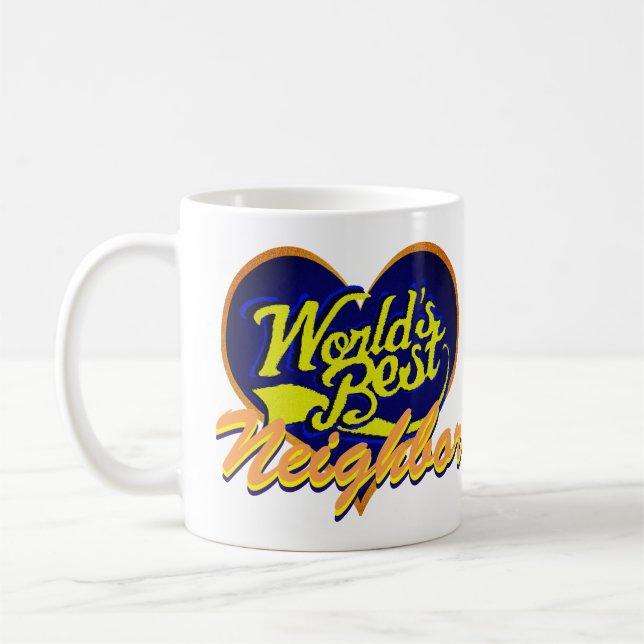 Caneca De Café O melhor vizinho do mundo (Esquerda)
