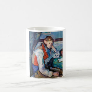 Caneca De Café O Menino do Colete Vermelho, Cezanne