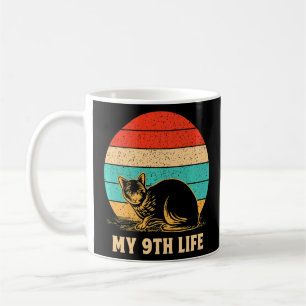Caneca De Café O meu 9º Gato de Aniversário Gato de Aniversário G