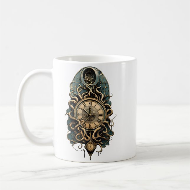 Caneca De Café O misterioso movimento steampunk. (Esquerda)