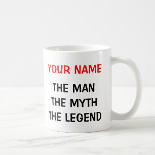 Caneca De Café O mito da lenda do homem para os 50º Aniversário