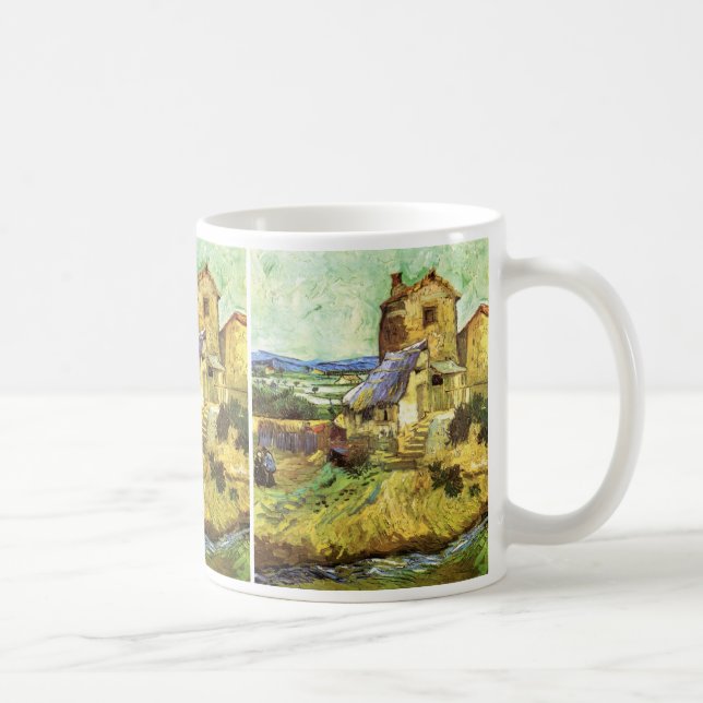Caneca De Café O Moinho Antigo por Vincent van Gogh (Direita)