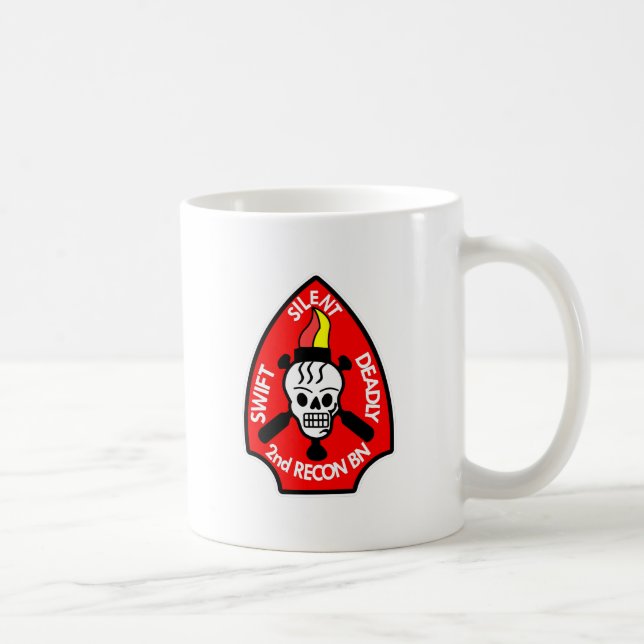 Caneca De Café Ò mortal silencioso rápido (Direita)