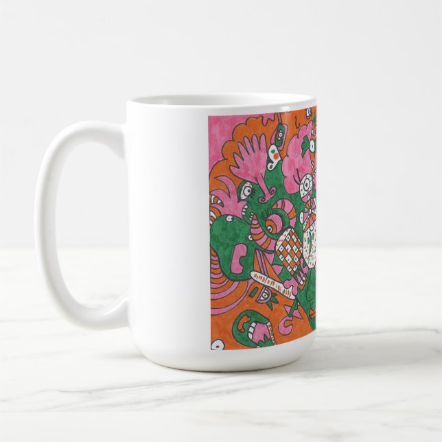 Caneca De Café O Mundo Da Alienígena Que Sonhamos Com Mug Clássic (Esquerda)