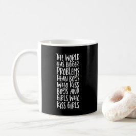 Caneca De Café O Mundo do Arco-Íris orgulho gay tem maiores probl