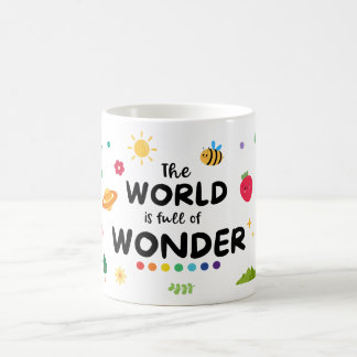 Caneca De Café O Mundo É Cheio De Maravilha