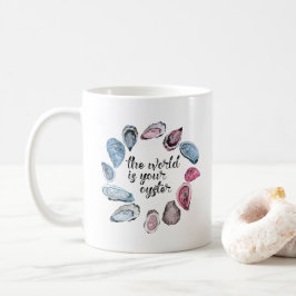 Caneca De Café O mundo é sua ostra