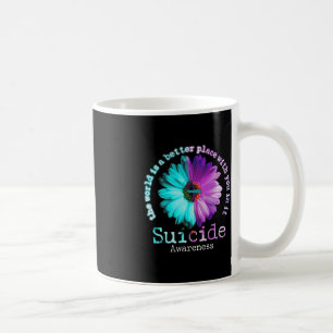 Caneca De Café O mundo é um lugar melhor com você no suicídio