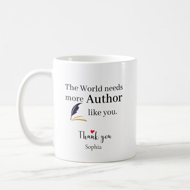 Caneca De Café O Mundo Precisa de Mais Autores Como Você Personal (Esquerda)