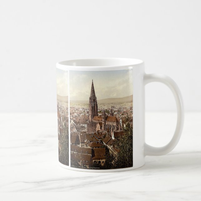 Caneca De Café O Munster, Freiburg, Baden, Alemanha magnífica (Direita)