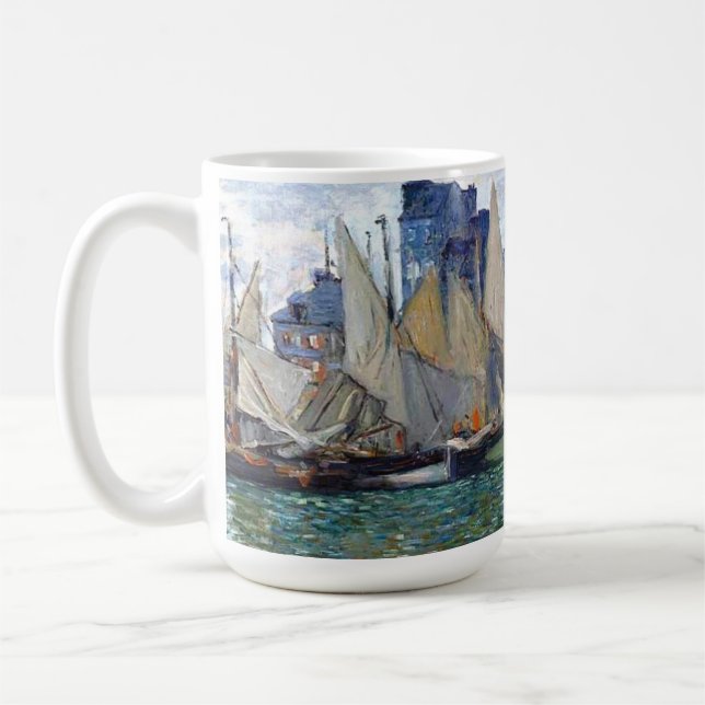 Caneca De Café O Museu Do Havre Claude Monet (Esquerda)