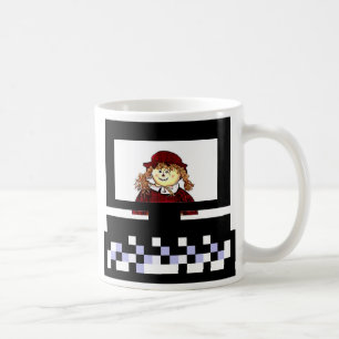 Caneca De Café O MUSEUM Artist Series Images Computer StrawGirl