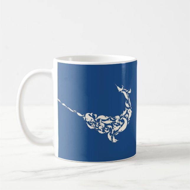 Caneca De Café O Narwhal de Narwhals (Esquerda)